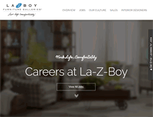 Tablet Screenshot of lazboyjobs.com